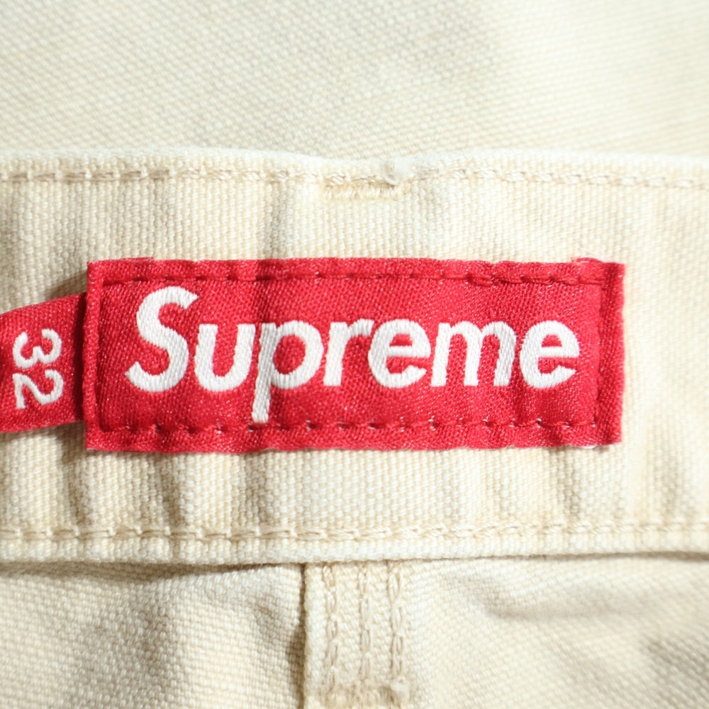 SUPREME(シュプリーム) 24AW Double Knee Painter Pant Natural ダブルニー ペインターパンツ ワークパンツ アイボリー