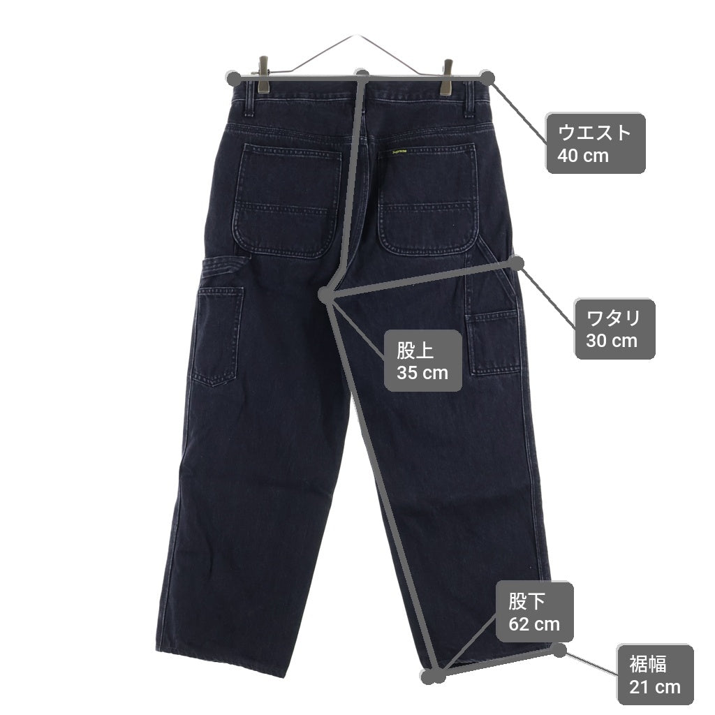 SUPREME(シュプリーム) 24SS Denim Painter Pant ジップフライ デニムペインターパンツ ブラック
