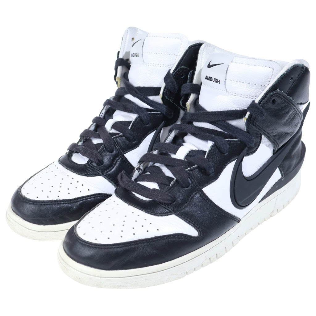 NIKE(ナイキ) ×AMBUSH DUNK HIGH アンブッシュ ダンク ハイカットスニーカー ブラック/ホワイト US10.5/28.5cm CU7544-001