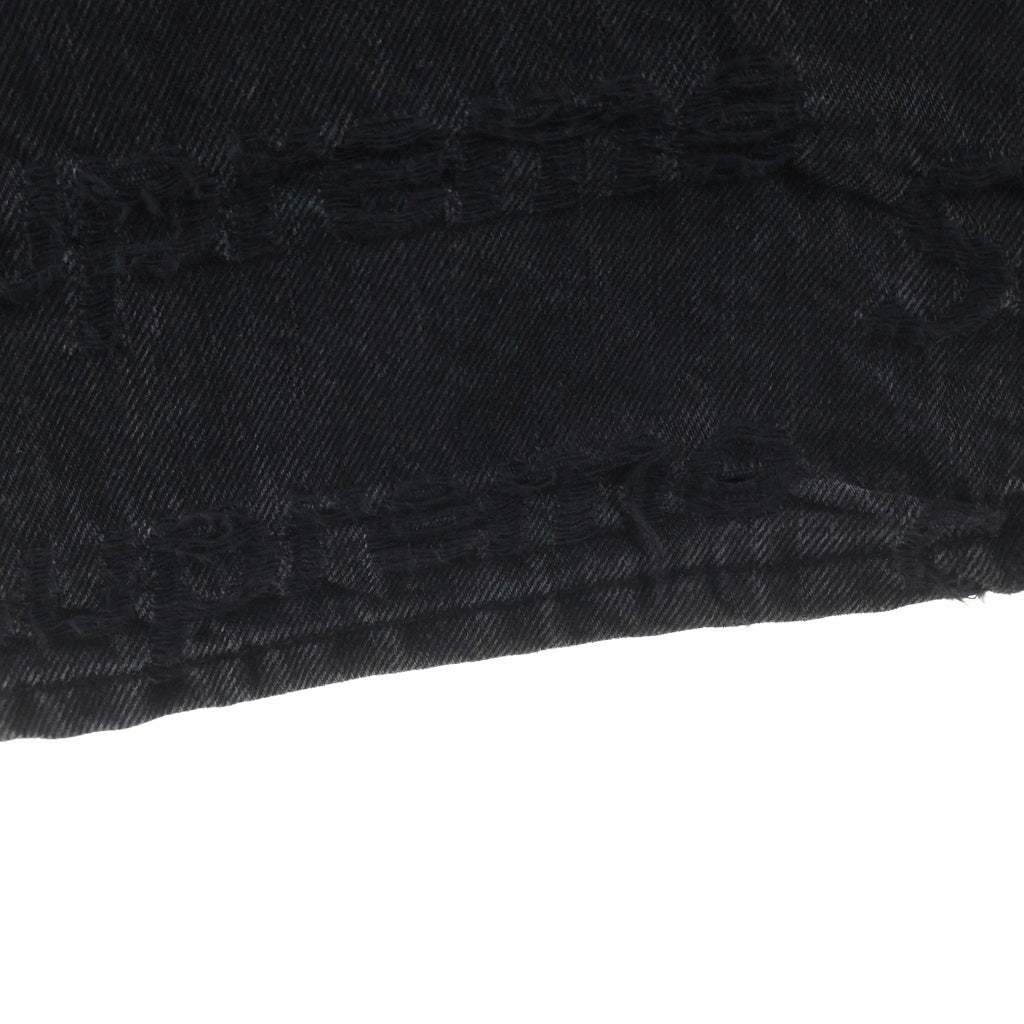 SUPREME(シュプリーム) 21SS Frayed Logos Regular Jean Black フレイド ロゴ レギュラー デニムパンツ ジーンズ ブラック