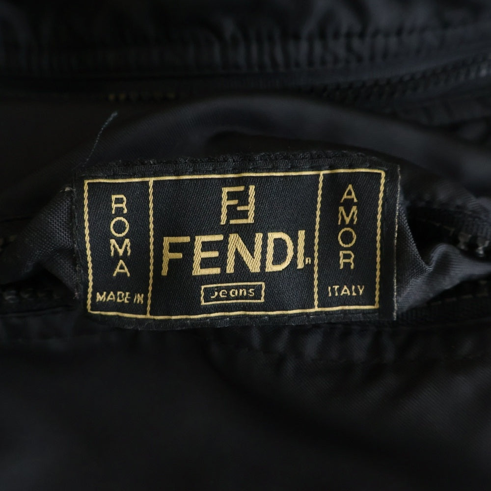FENDI(フェンディ) ズッカ柄 リバーシブル ジップアップワンピース レディース ブラウン/ベージュ