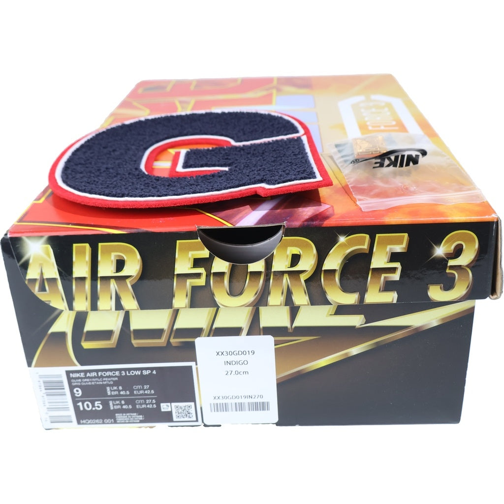 NIKE(ナイキ) ×NIGO ×Levi's AIR FORCE 3 LOW SP 4 ニゴー リーバイス エアフォース ローカットスニーカー インディゴ/グレー US9/27cm HQ0262-001