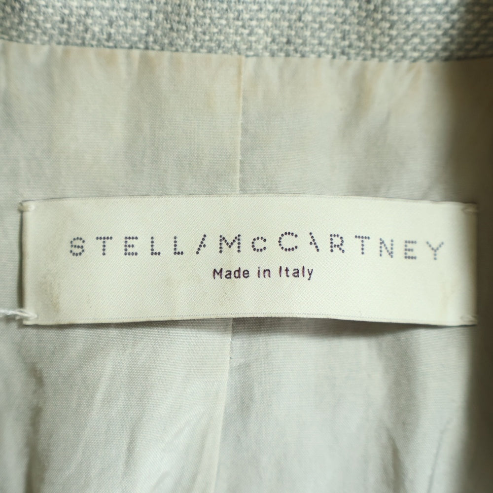 STELLA McCARTNEY(ステラマッカートニー) イタリア製 ウール 1ボタン テーラードジャケット グレー 289475 SW703