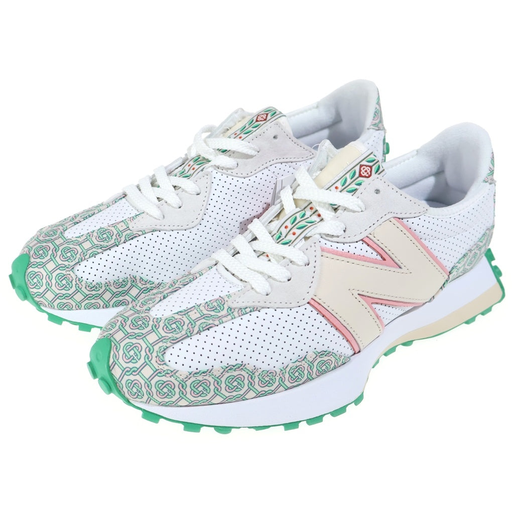 New Balance(ニューバランス) ×Casablanca MS327CAB カサブランカ ローカットスニーカー ホワイト/グリーン US9/27cm