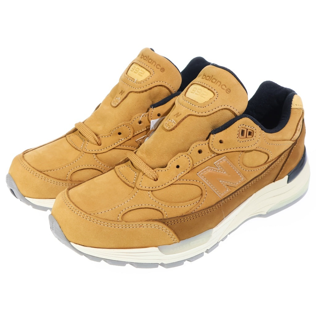 New Balance(ニューバランス) M992LX USA製 スエードレザーローカットスニーカー ブラウン US9/27cm