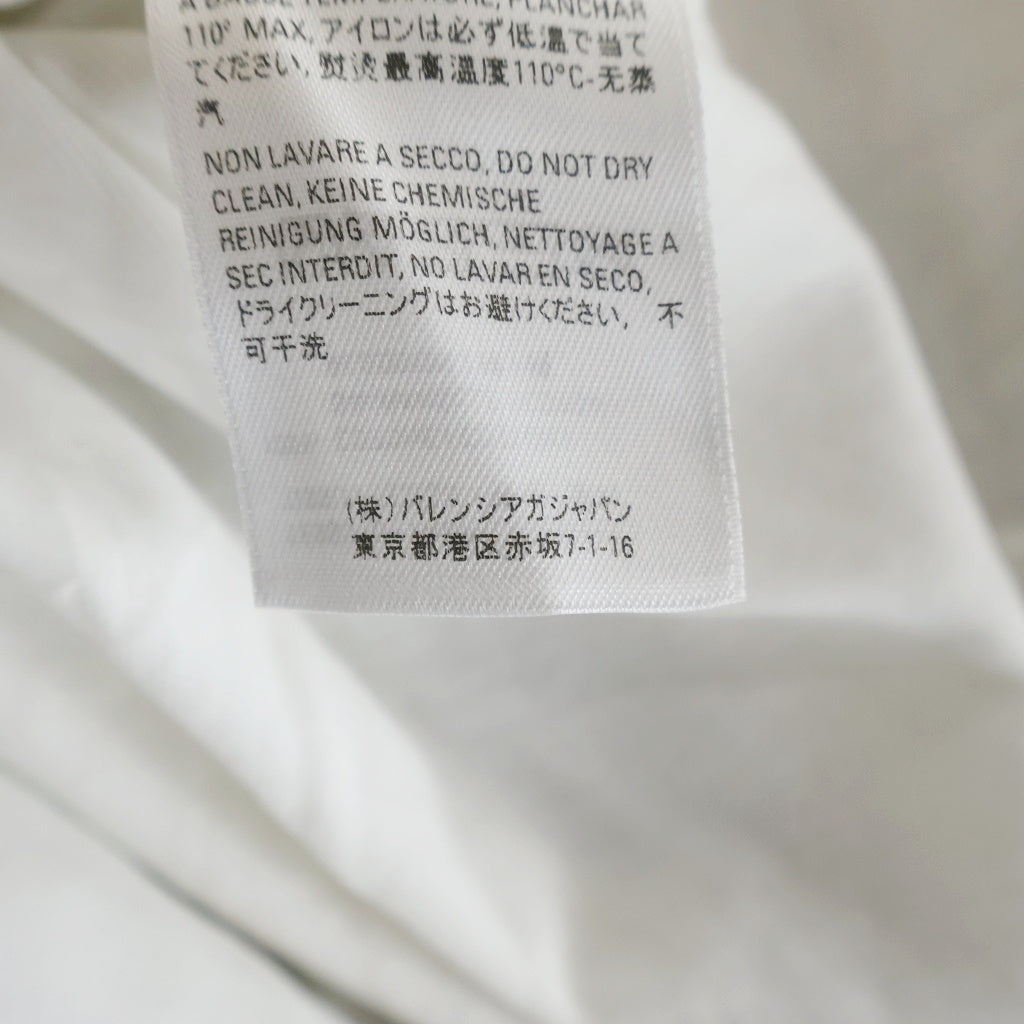 BALENCIAGA(バレンシアガ) マスターカードロゴプリント クルーネック半袖Tシャツ カットソー ホワイト 620969 TIV79