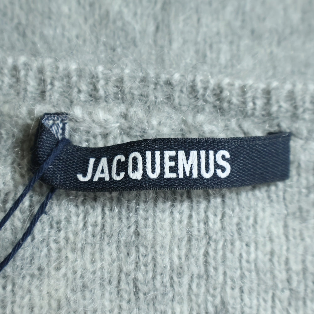 JACQUEMUS(ジャックムス) Le D?bardeur モヘア混 ニット タンクトップ グレー 246KN502 2317 950