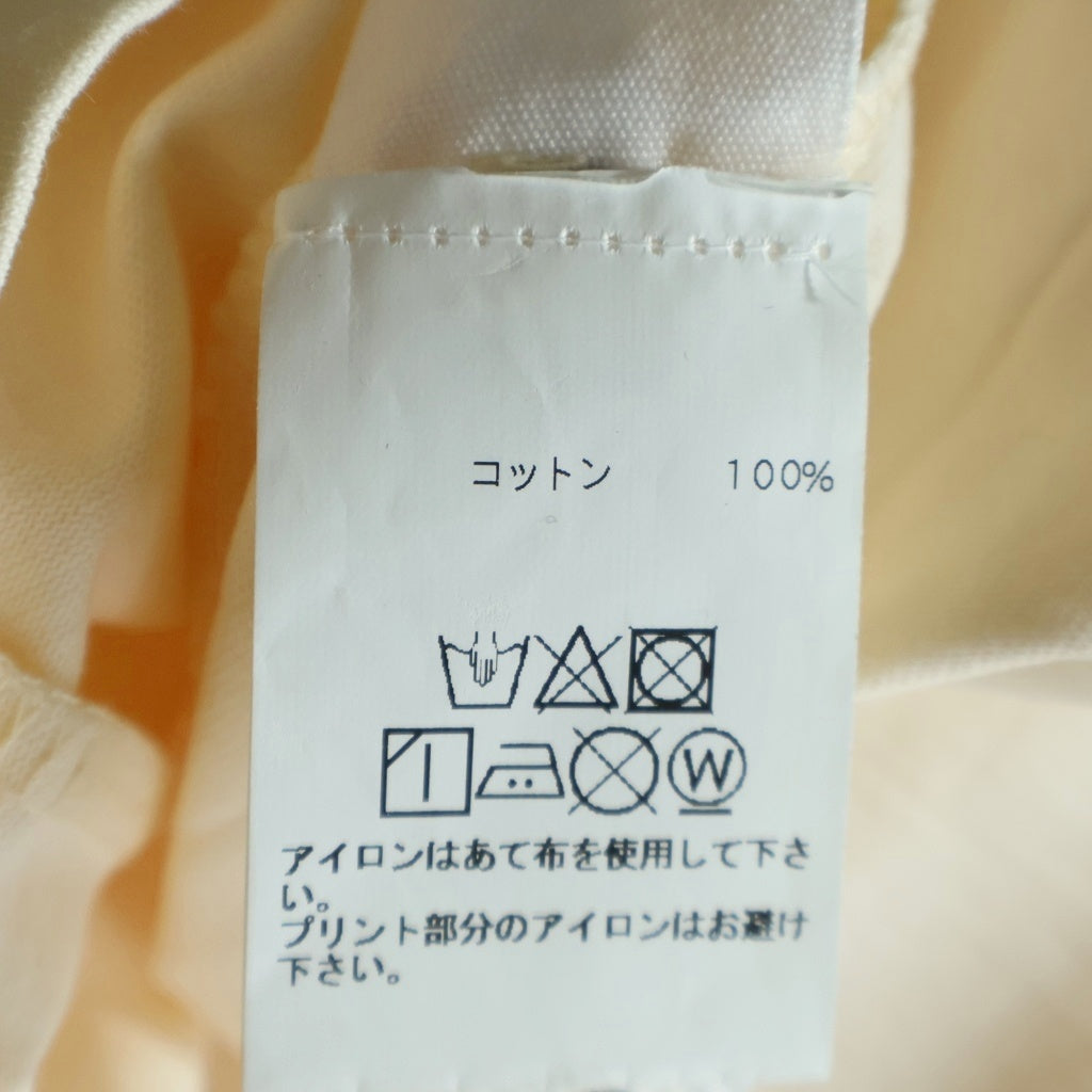JACQUEMUS(ジャックムス) 25SS LE T-SHIRT TYPO フロントロゴプリント クルーネック半袖Tシャツ カットソー ベージュ 245JS212 2011 130
