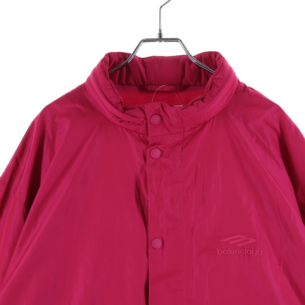 BALENCIAGA(バレンシアガ) Embroidered Logo Oversized Windbreaker エンブロイダリーロゴ オーバーサイズ ウィンドブレーカー ジャケット レディース ピンク 698847 TYD36