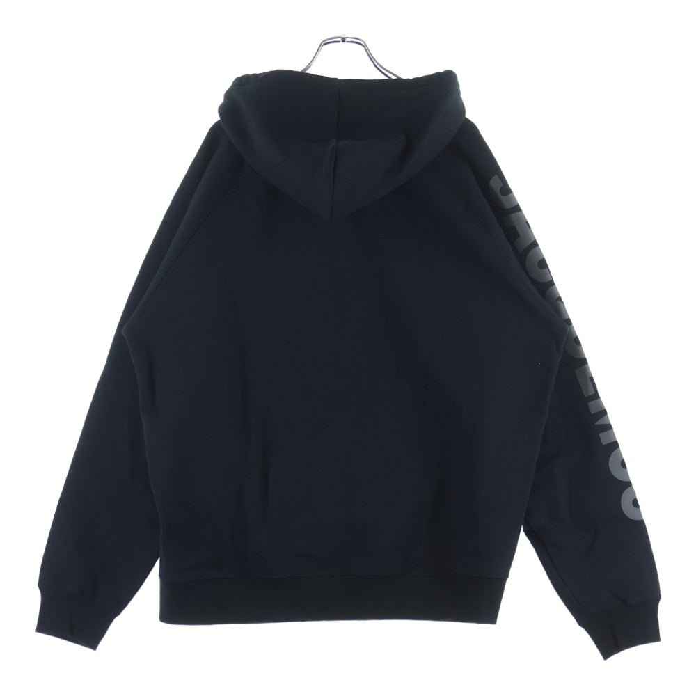 JACQUEMUS(ジャックムス) 24AW LE HOODIE TYPO アームラバーロゴ プルオーバーフーディー パーカー ブラック 245JS234 2341 990