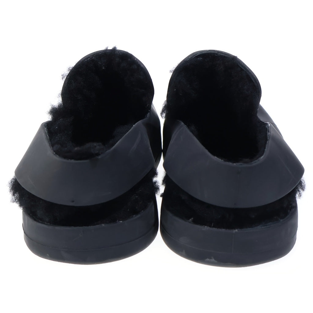 BOTTEGA VENETA(ボッテガヴェネタ) Puddle Slingback Sandal Shearling パドル シアリング スリングバックサンダル シューズ ブラック 676886 V1BM0