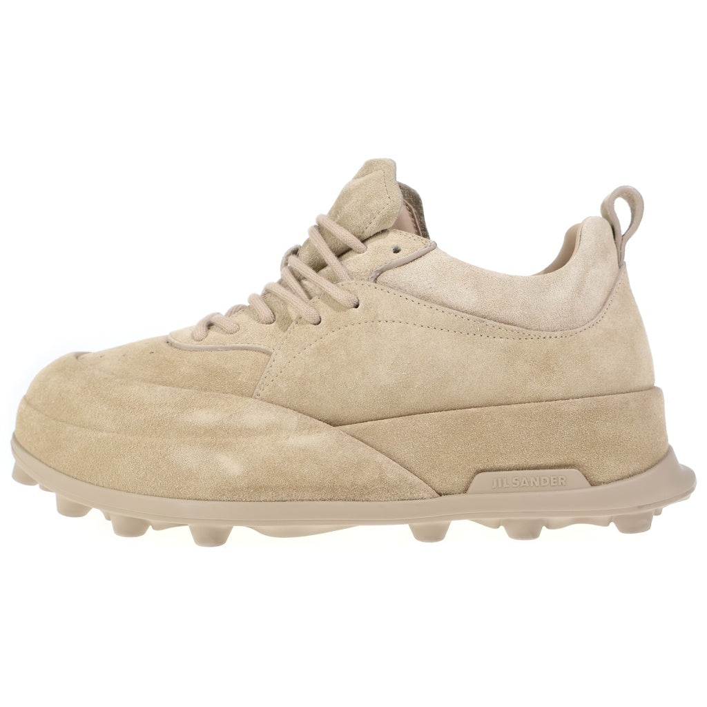 JIL SANDER(ジルサンダー) ORB オーブ スエードレザー チャンキーソール レースアップ ローカットスニーカー ブラウン J32WS0040