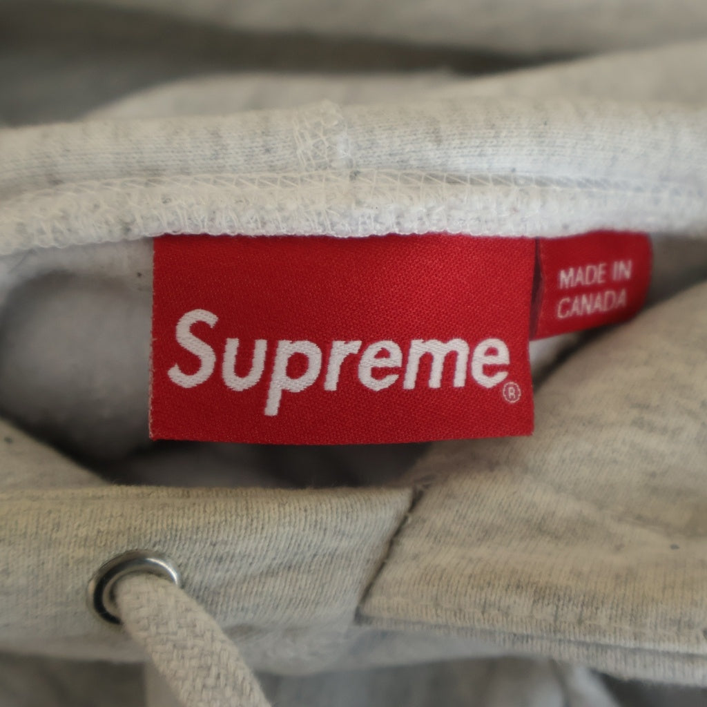 SUPREME(シュプリーム) 23AW Box Logo Hooded Sweatshirt カモ柄ボックスロゴ フーデッドプルオーバースウェットシャツ パーカー グレー