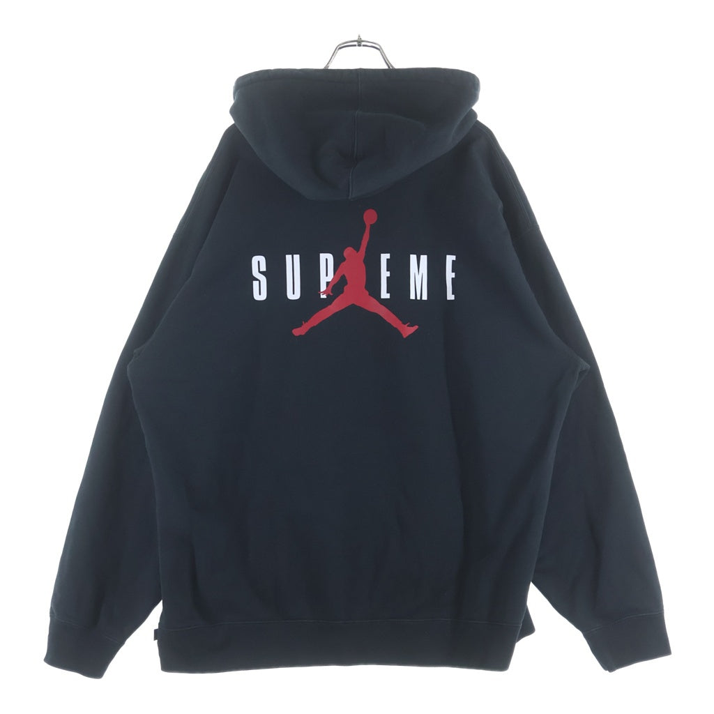 SUPREME(シュプリーム) 24AW ×Nike Jordan Hooded Sweatshirt ナイキ ジョーダン フーデッド ロゴプリント プルオーバー パーカー スウェットシャツ HF0836-010
