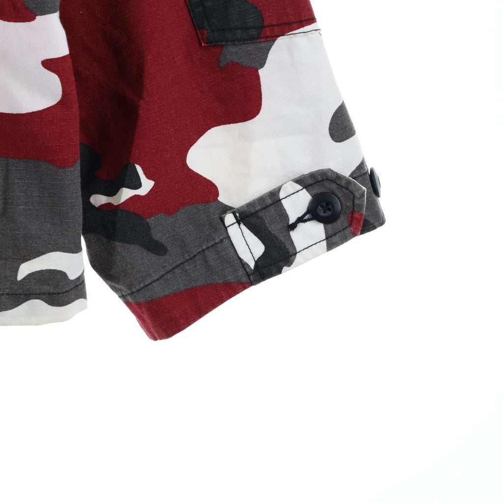 SUPREME(シュプリーム) 18SS Hellraiser BDU Shirt Red Camo ヘルレイザー ミリタリージャケット レッドカモフラージュ