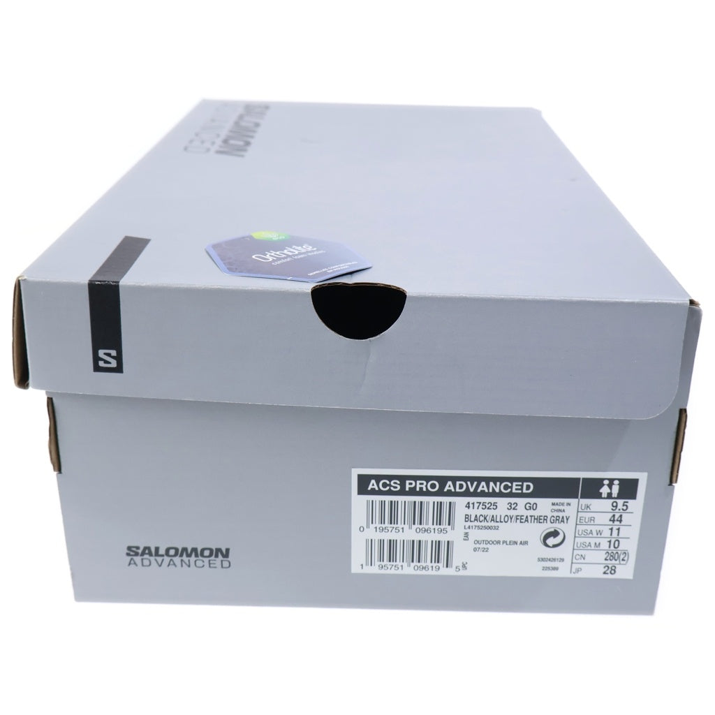 SALOMON(サロモン) ACS PRO ADVANCED アドバンスド ローカットスニーカー ブラック US10/28cm 417525