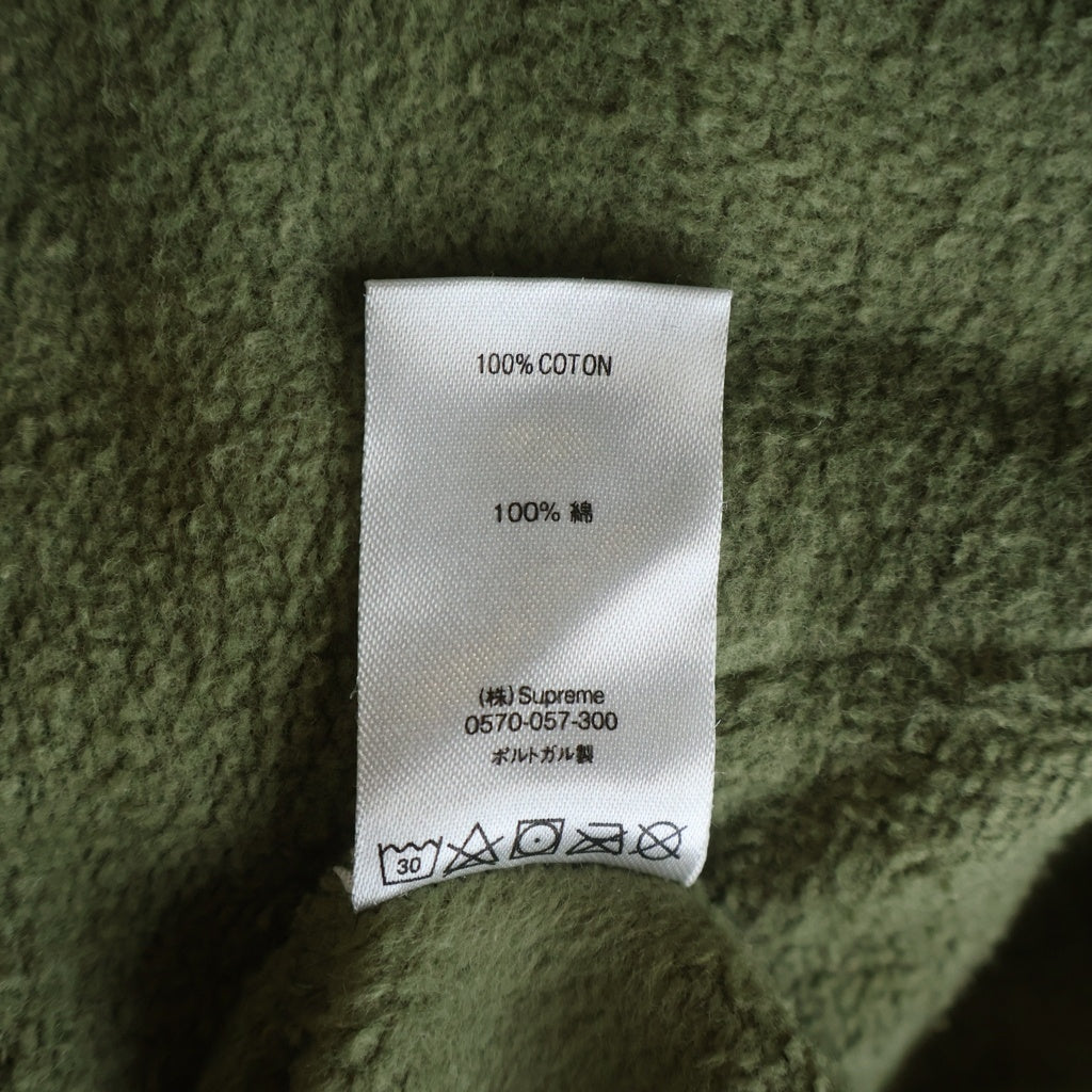 SUPREME(シュプリーム) 18AW Chainstitch Hooded Sweatshirt チェーンステッチ 泣く女 フーデッドスウェット プルオーバーパーカー カーキ