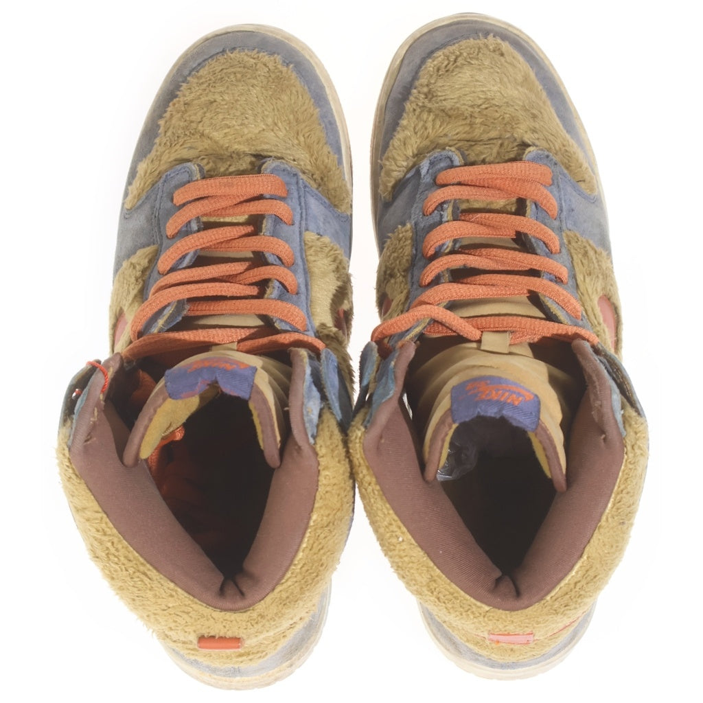 NIKE SB(ナイキエスビー) 【観賞用 2006年製】 DUNK HIGH PAPA BEAR ダンク パパベア ハイカットスニーカー イエロー/ブルー US9.5/27.5cm 313171-781