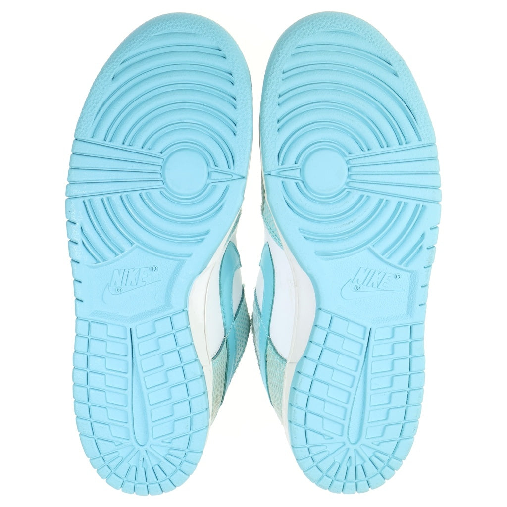 NIKE SB(ナイキエスビー) 【観賞用 2005年製】 DUNK LOW PRM HIGH HAIR ダンク プレミアム ハイヘアー ローカットスニーカー ホワイト/ライトブルー US9.5/27.5cm 313170-142