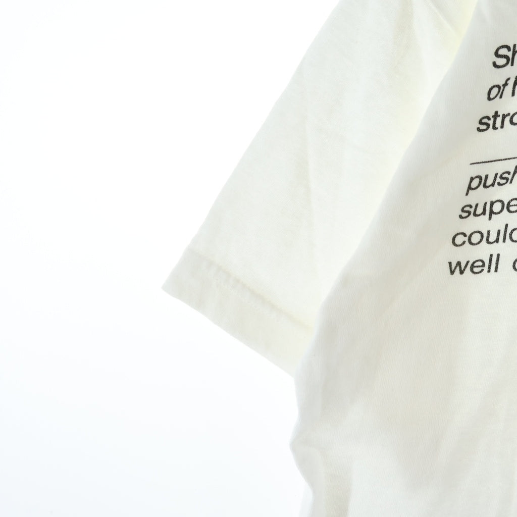 VINTAGE(ヴィンテージ) SEX Original SCUM 復刻 テキストプリント クルーネック 半袖パンクTシャツ カットソー ホワイト