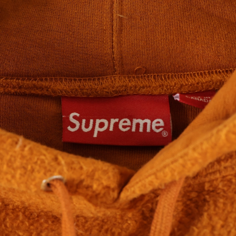 SUPREME(シュプリーム) 18SS Reverse Fleece Hooded Sweatshirt リバースフリース フーデッドスウェットシャツ プルオーバーパーカー オレンジ
