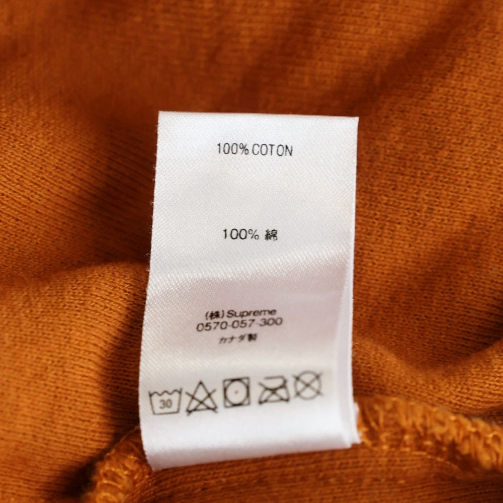 SUPREME(シュプリーム) 18SS Reverse Fleece Hooded Sweatshirt リバースフリース フーデッドスウェットシャツ プルオーバーパーカー オレンジ