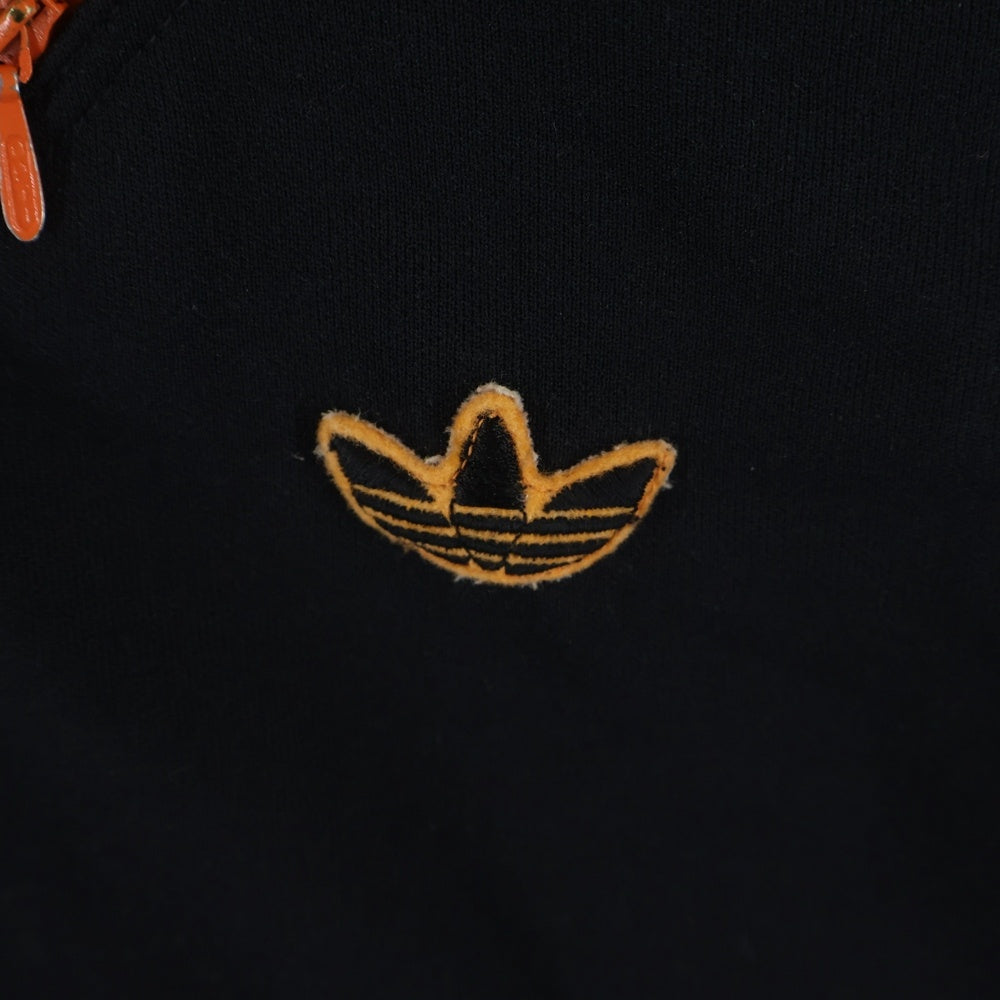 adidas(アディダス) 60-70S VINTAGE ヴィンテージ 西ドイツ製 OPTIジップ トラックジャケット ブラック/オレンジ