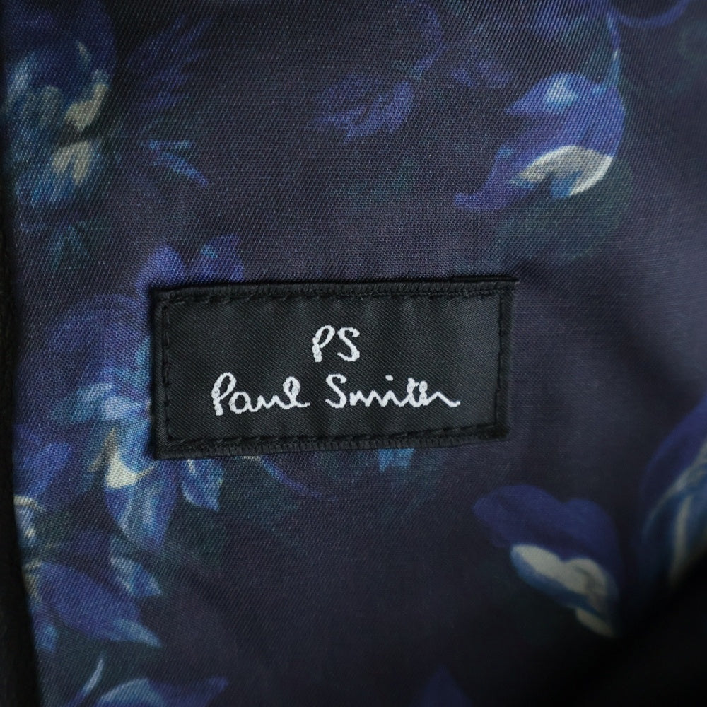 Paul Smith(ポールスミス) ラムレザー シングルライダースジャケット ブラック PP-MN-31274