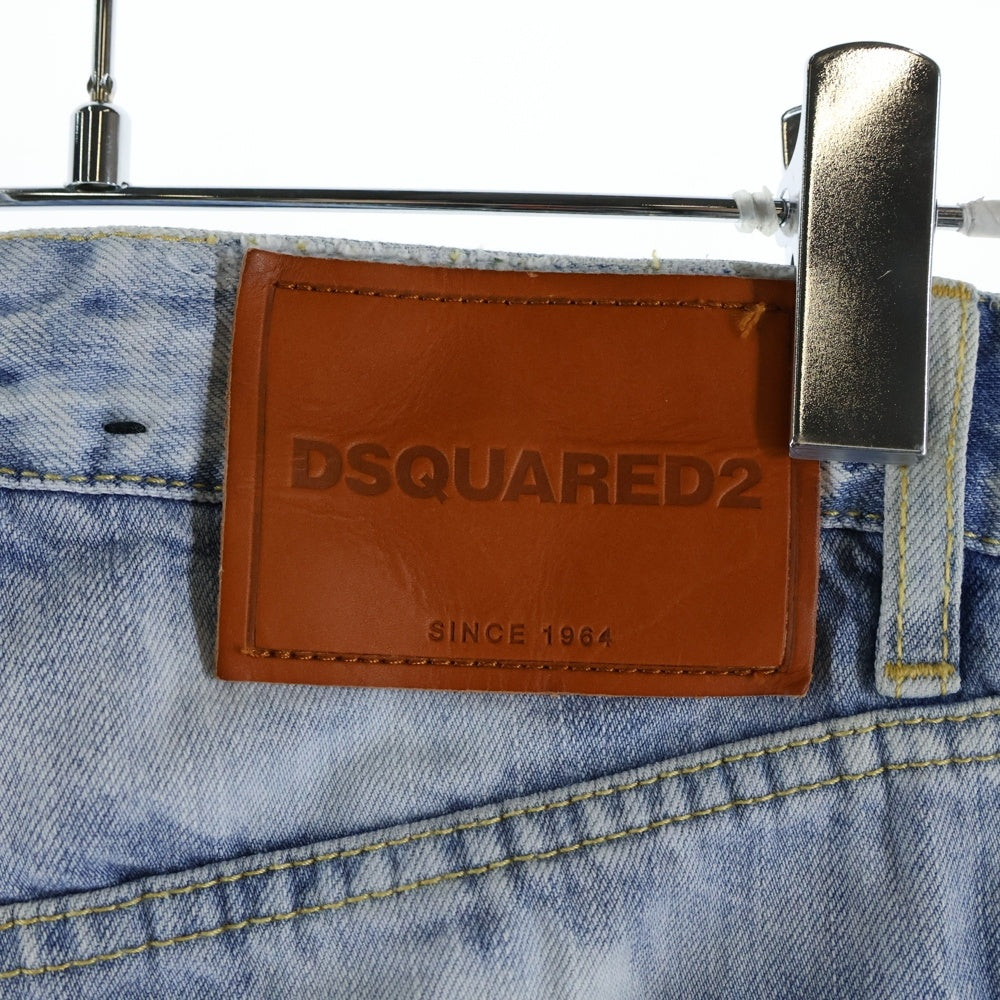 DSQUARED2(ディースクエアード) 20SS SEXY MERCURY JEAN セクシー マーキュリー ダメージデニムパンツ スキニージーンズ レディース インディゴ S71LB0708