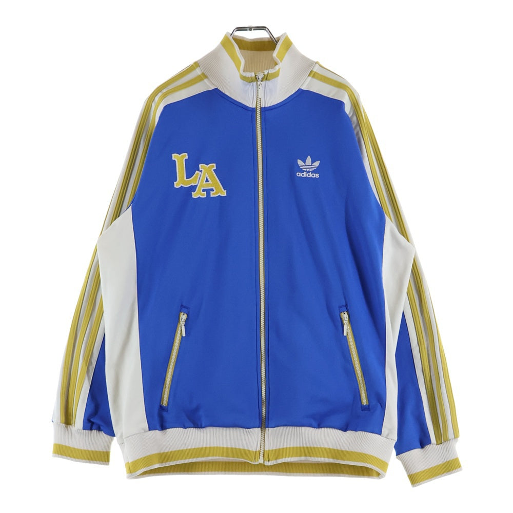 adidas(アディダス) 00S LOSANGELES アディダス ロサンゼルス ロゴエンブロイダリー サイドライン ジップアップ トラックジャケット ブルー 595123
