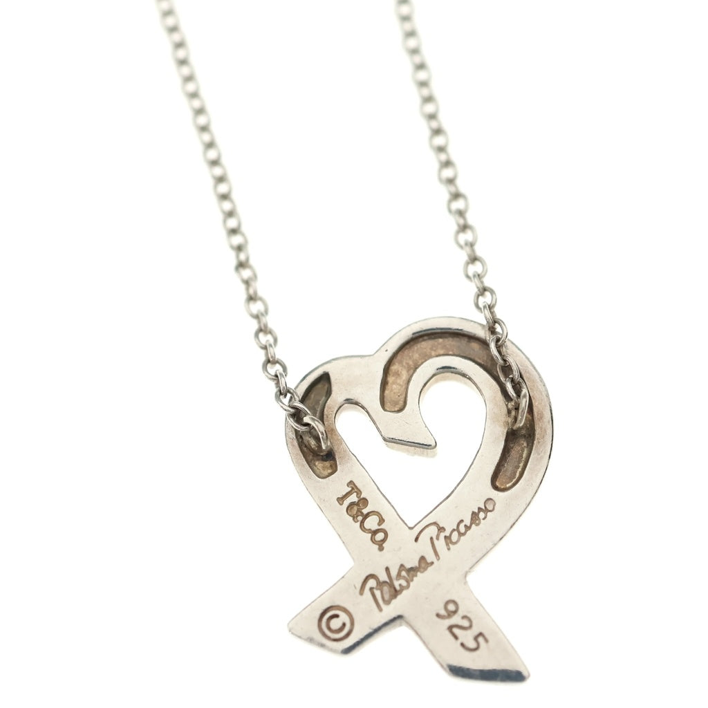 TIFFANY & Co.(ティファニー) ラビングハート ペンダント ネックレス シルバー レディース