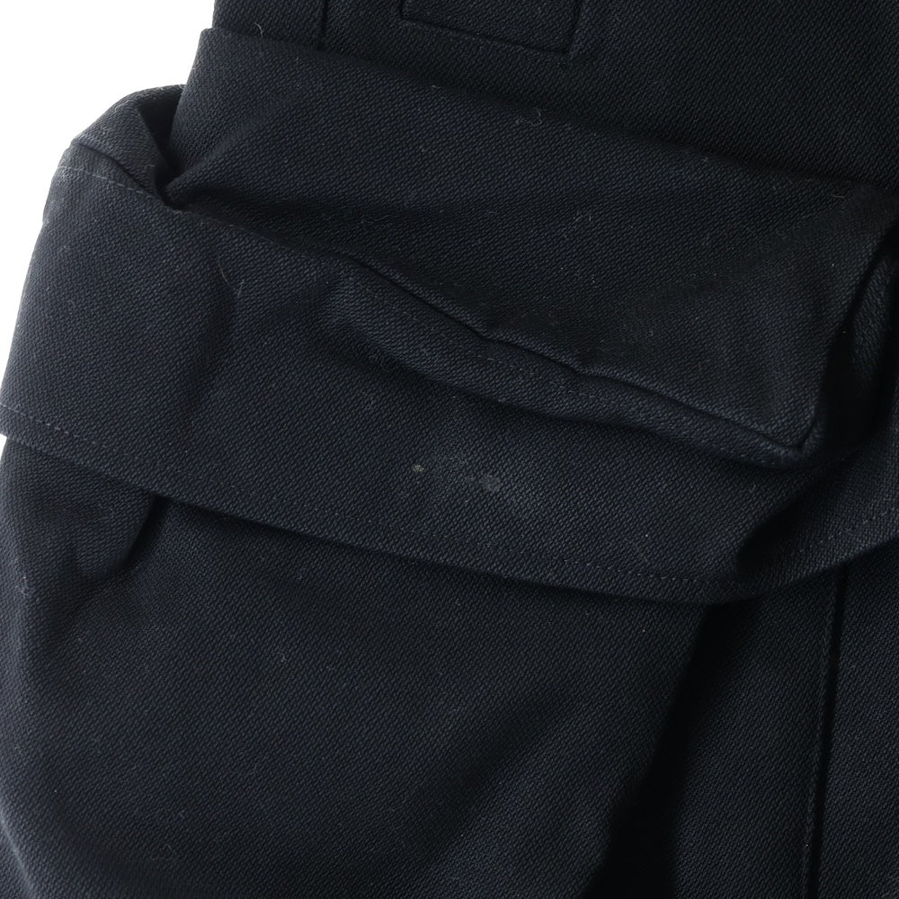 LOUIS VUITTON(ルイヴィトン) 19AW 3Dポケット ジップフライ コットン ワイドカーゴパンツ ブラック RM192 JMB HHP83W