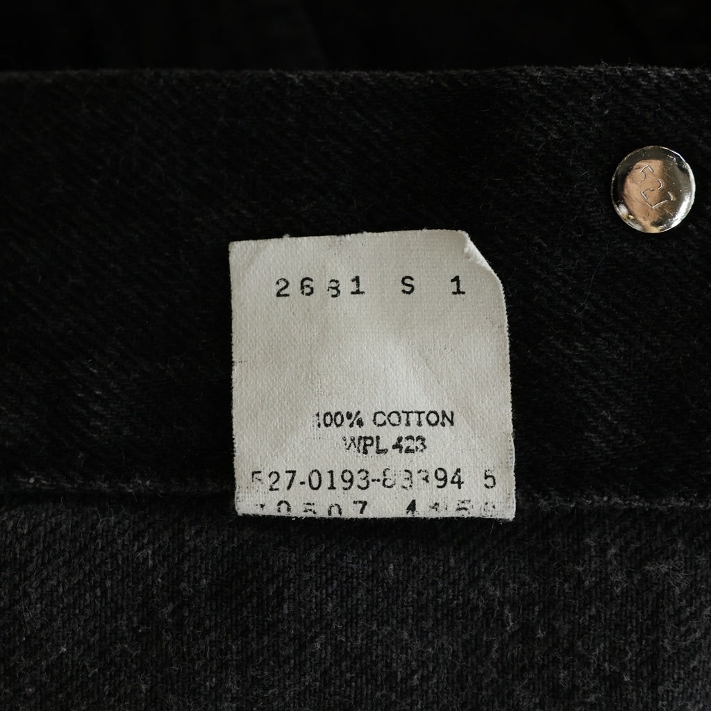 Levi's(リーバイス) 90S VINTAGE 70507 ヴィンテージ USA製 ボタン裏527 後染め デニムジャケット ブラック 70507-4159