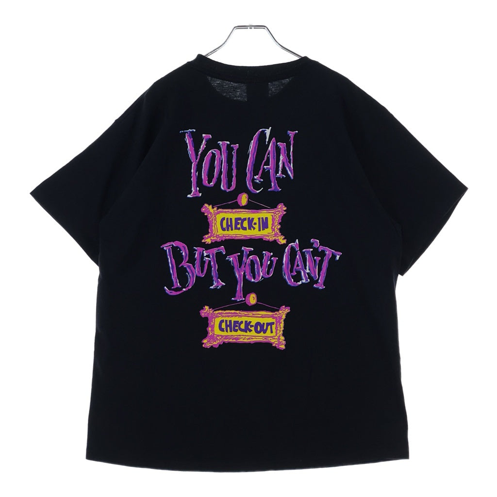 VINTAGE(ヴィンテージ) 90S VINTAGE DISNEY TOWER OF TERROR ヴィンテージ ディズニー タワーオブテラー クルーネック半袖Tシャツ カットソー ブラック