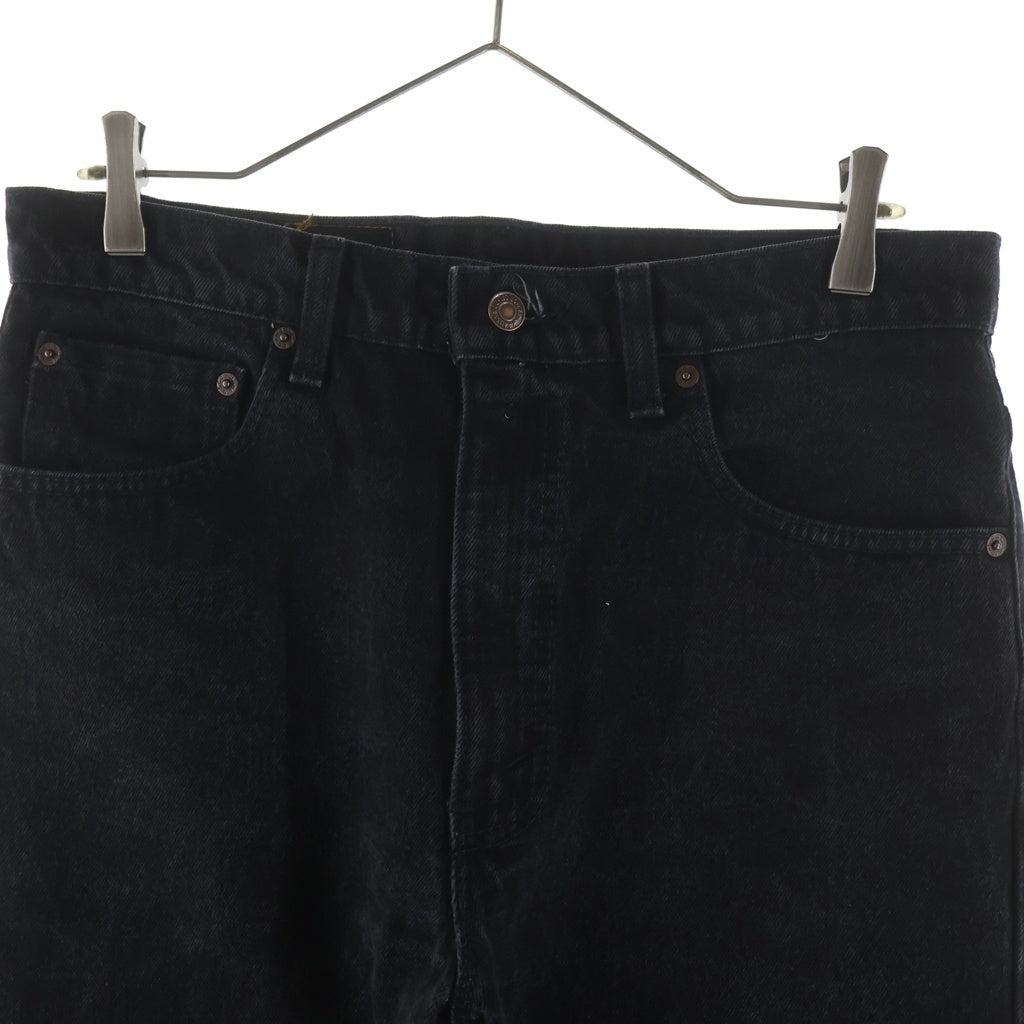 Levi's(リーバイス) 90S VINTAGE 505 ヴィンテージ USA製 ボタン裏532 後染め ジップフライ デニムパンツ ブラック 505-0260