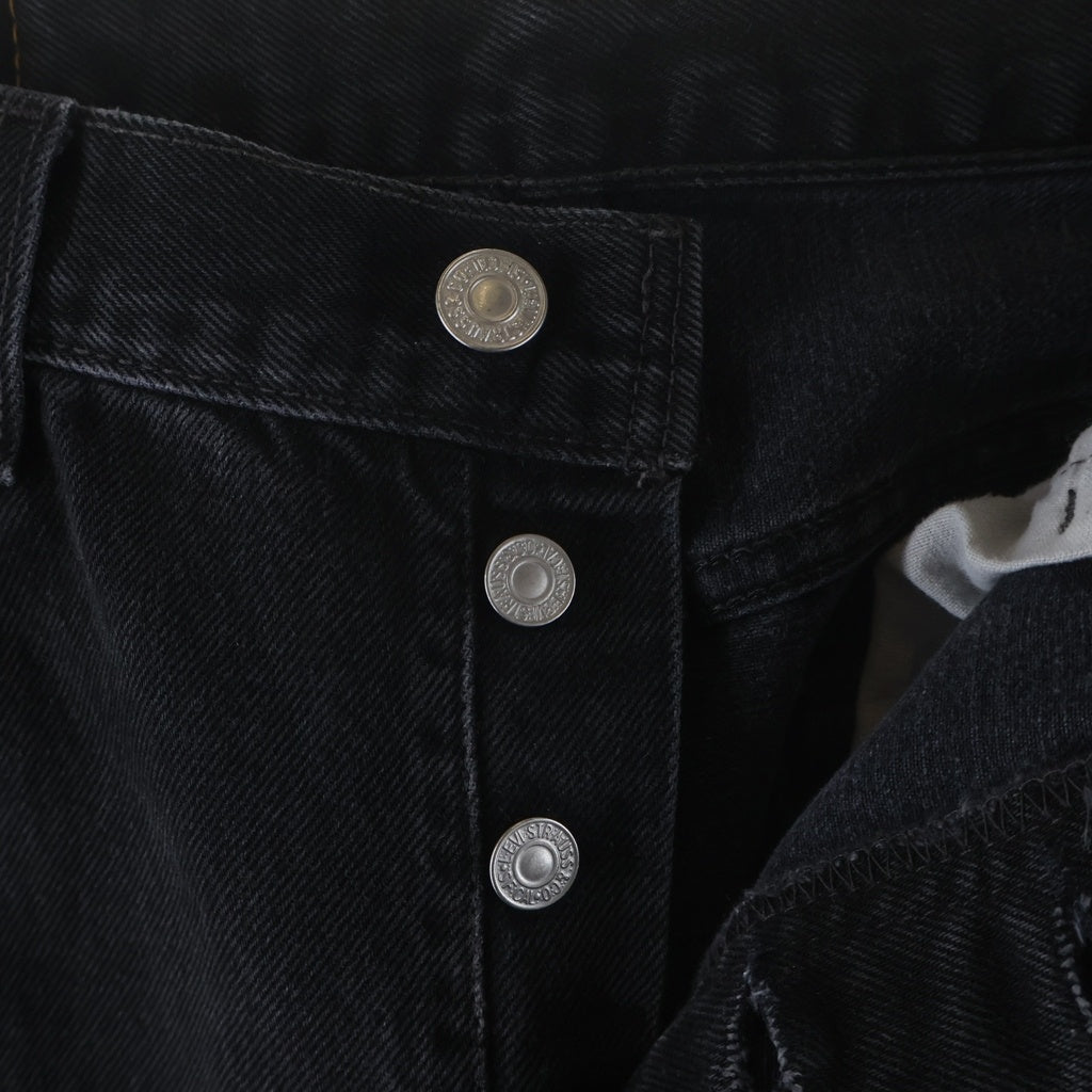 Levi's(リーバイス) 00S VINTAGE 501 ヴィンテージ USA製 ボタン裏553 後染め ボタンフライ デニムパンツ ブラック 501-0660