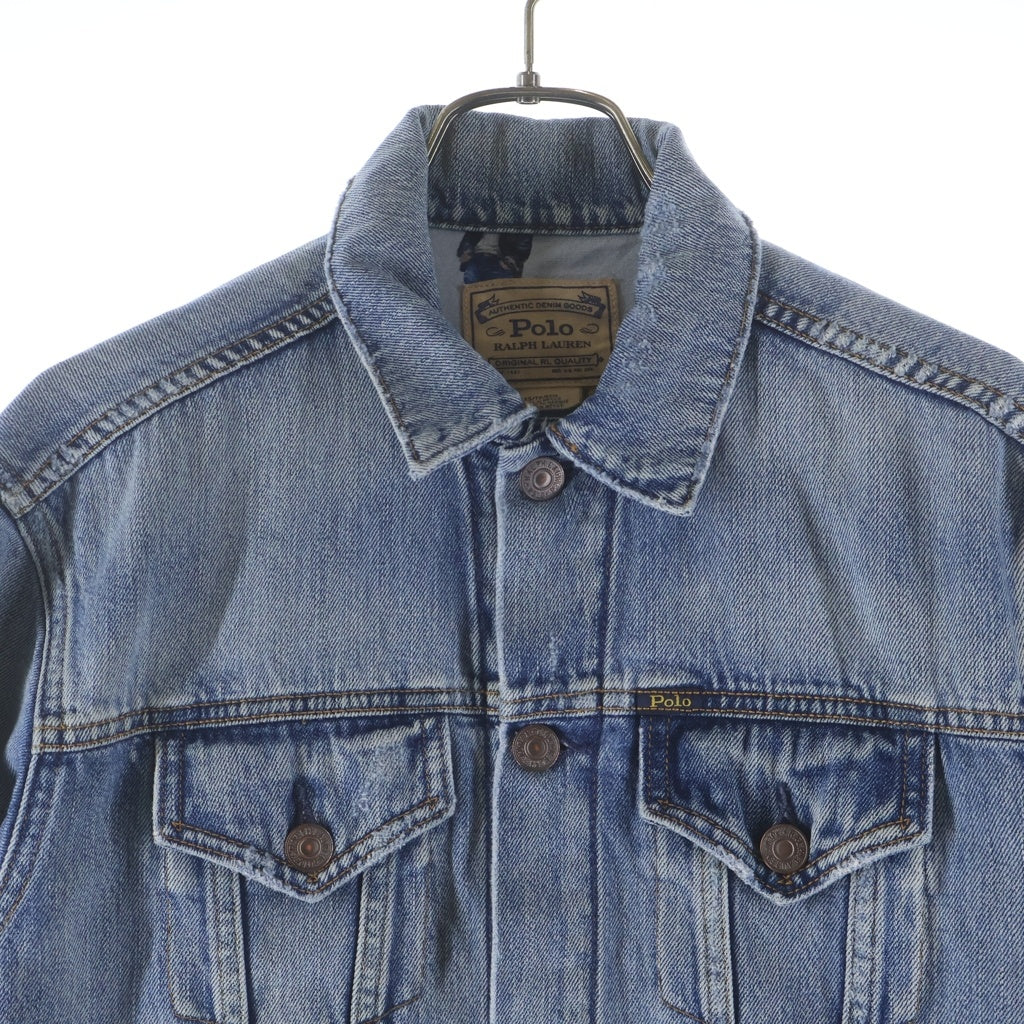 POLO RALPH LAUREN(ポロラルフローレン) POLO BEAR DENIM JACKET ポロベアー デニムジャケット レディース インディゴ