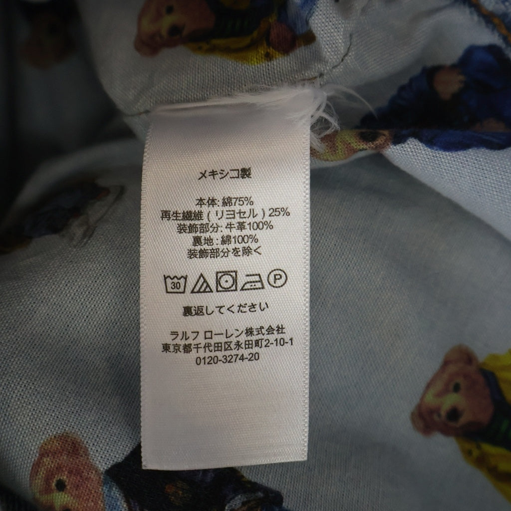 POLO RALPH LAUREN(ポロラルフローレン) POLO BEAR DENIM JACKET ポロベアー デニムジャケット レディース インディゴ