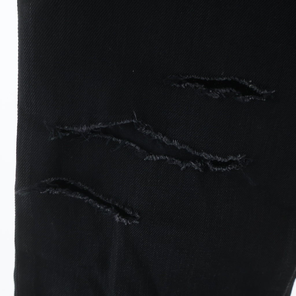 SAINT LAURENT PARIS(サンローランパリ) 15AW DESTROYED SKINNY JEAN デストロイスキニージーンズ デニムパンツ ブラック 391659 Y869I