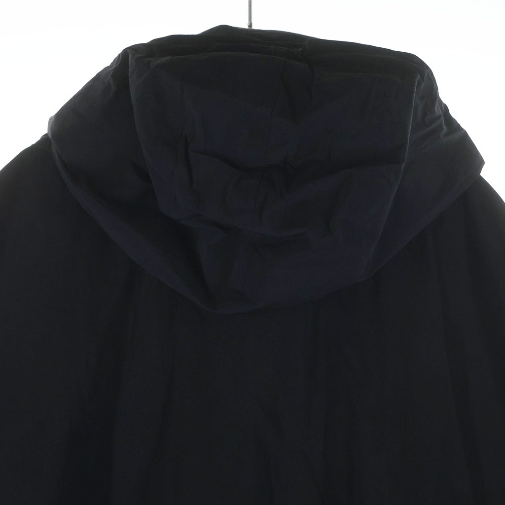 Y's(ワイズ) NY/ JET TAFFETA HOODED BIG COAT ジェット タフタ フーデッド ビッグコート ブラック レディース YK-C01-600