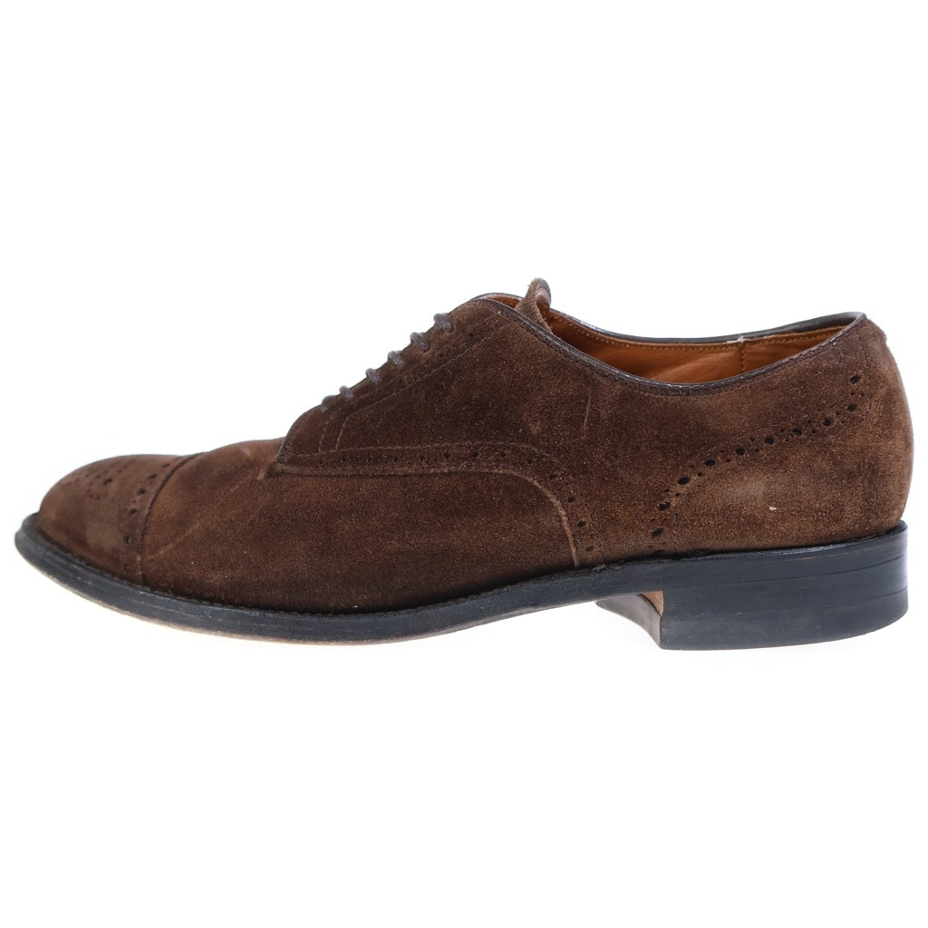 Alden(オールデン) 54092 MEDALLION TIP SUEDE HUMUS メダリオン ウィングチップ スエードレザー レースアップシューズ ブラウン