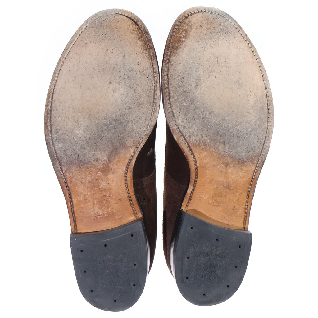 Alden(オールデン) 54092 MEDALLION TIP SUEDE HUMUS メダリオン ウィングチップ スエードレザー レースアップシューズ ブラウン