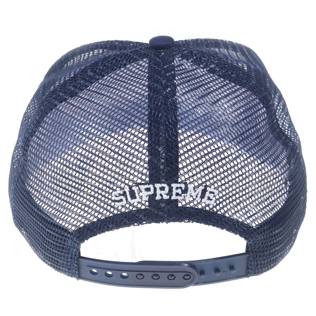 SUPREME(シュプリーム) 26SS ×Playboy Mesh Back 5-Panel プレイボーイ 5パネルメッシュキャップ 帽子 ネイビー/ホワイト
