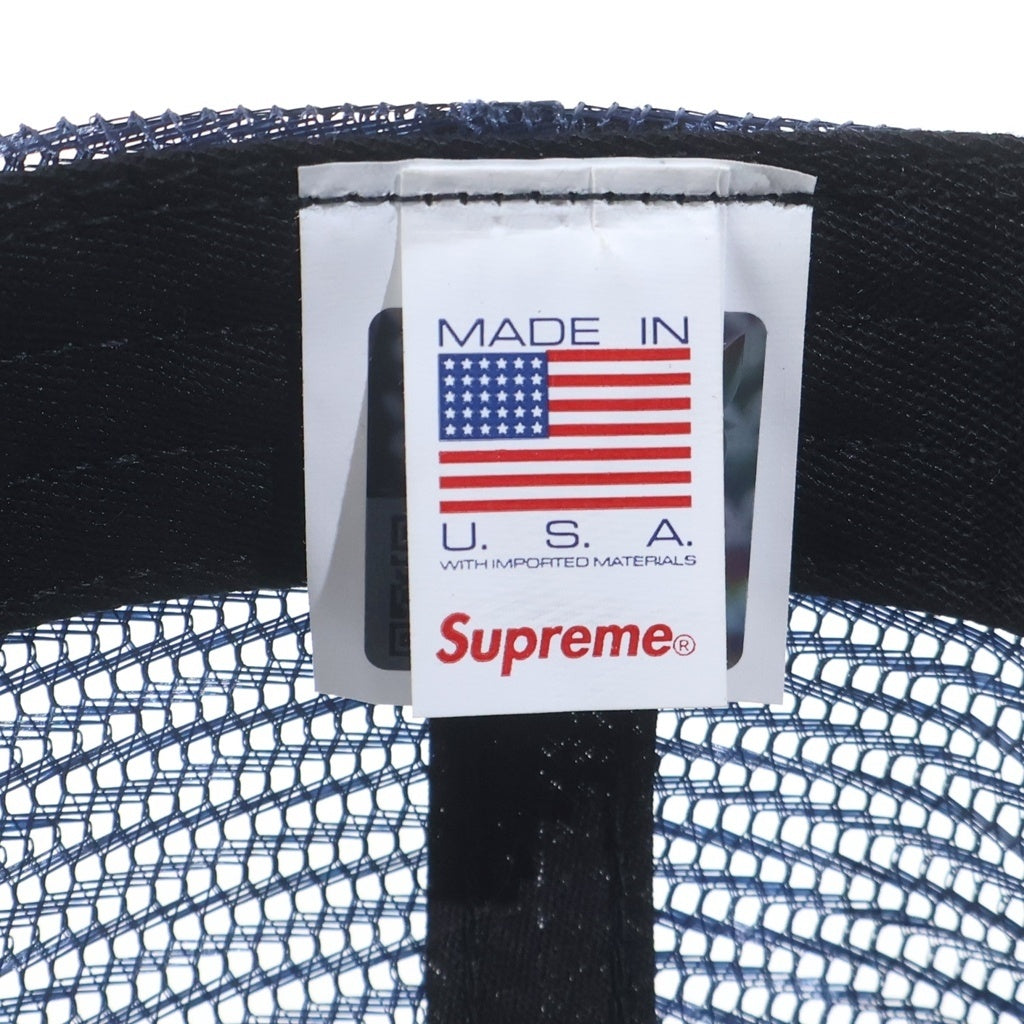SUPREME(シュプリーム) 26SS ×Playboy Mesh Back 5-Panel プレイボーイ 5パネルメッシュキャップ 帽子 ネイビー/ホワイト