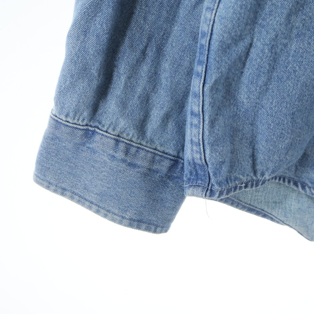 SUPREME(シュプリーム) 20AW Classic Logo Denim Shirt クラシックロゴ刺繍 長袖ボタンダウンシャツ インディゴ