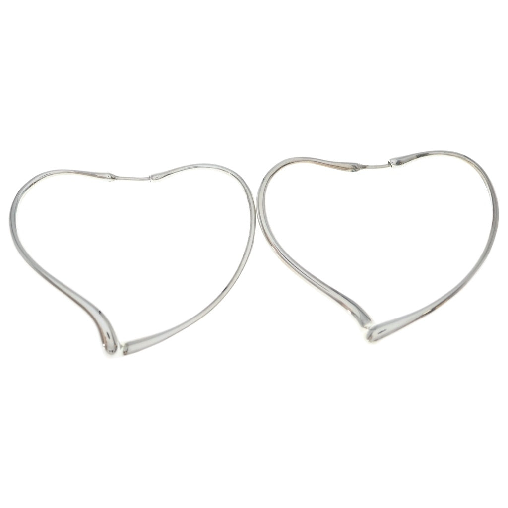 TIFFANY & Co.(ティファニー) Open Heart Hoop オープンハート フープ ピアス シルバー 60020129 レディース