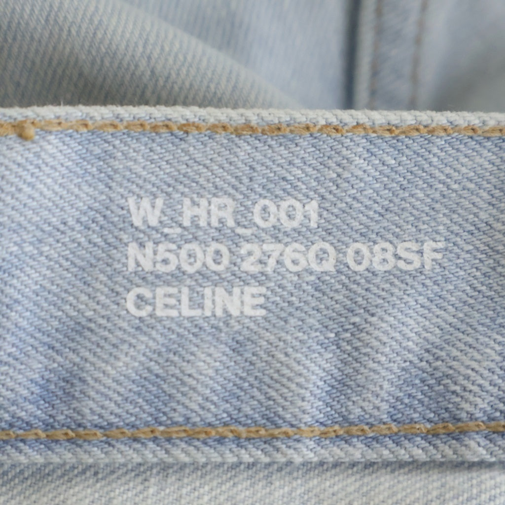 CELINE(セリーヌ) サンフェード マーガレット ジップフライジーンズ デニムパンツ インディゴ レディース 2N500276Q