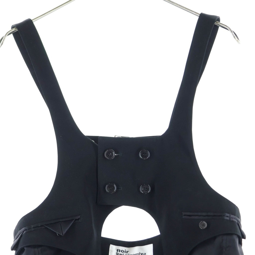 NOIR KEI NINOMIYA(ノワール ケイニノミヤ) 24AW AD2024 マルチポケット ハーネスベスト レディース ブラック 3N-V010