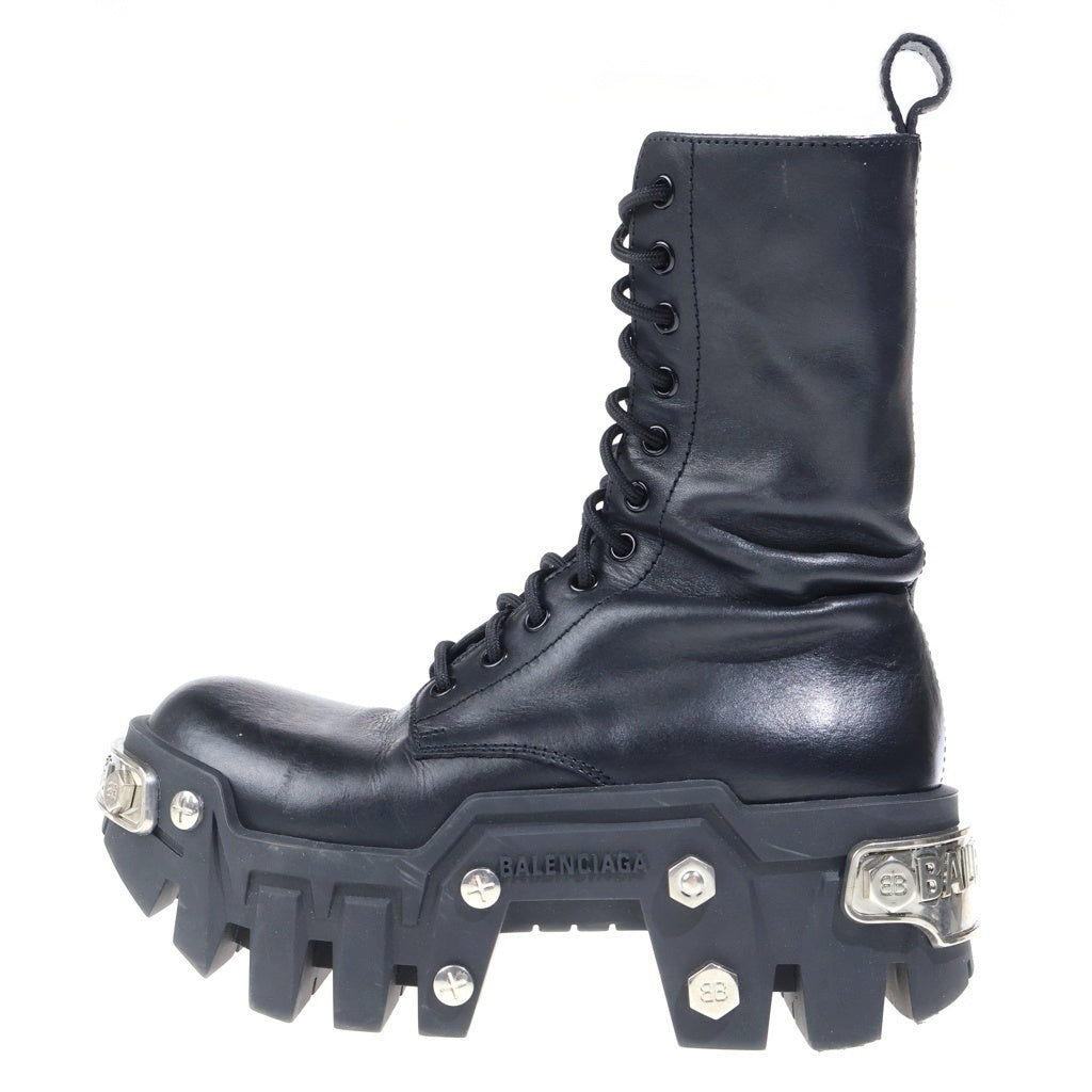 BALENCIAGA(バレンシアガ) Bulldozer ブルドーザー メタルロゴ サイド 