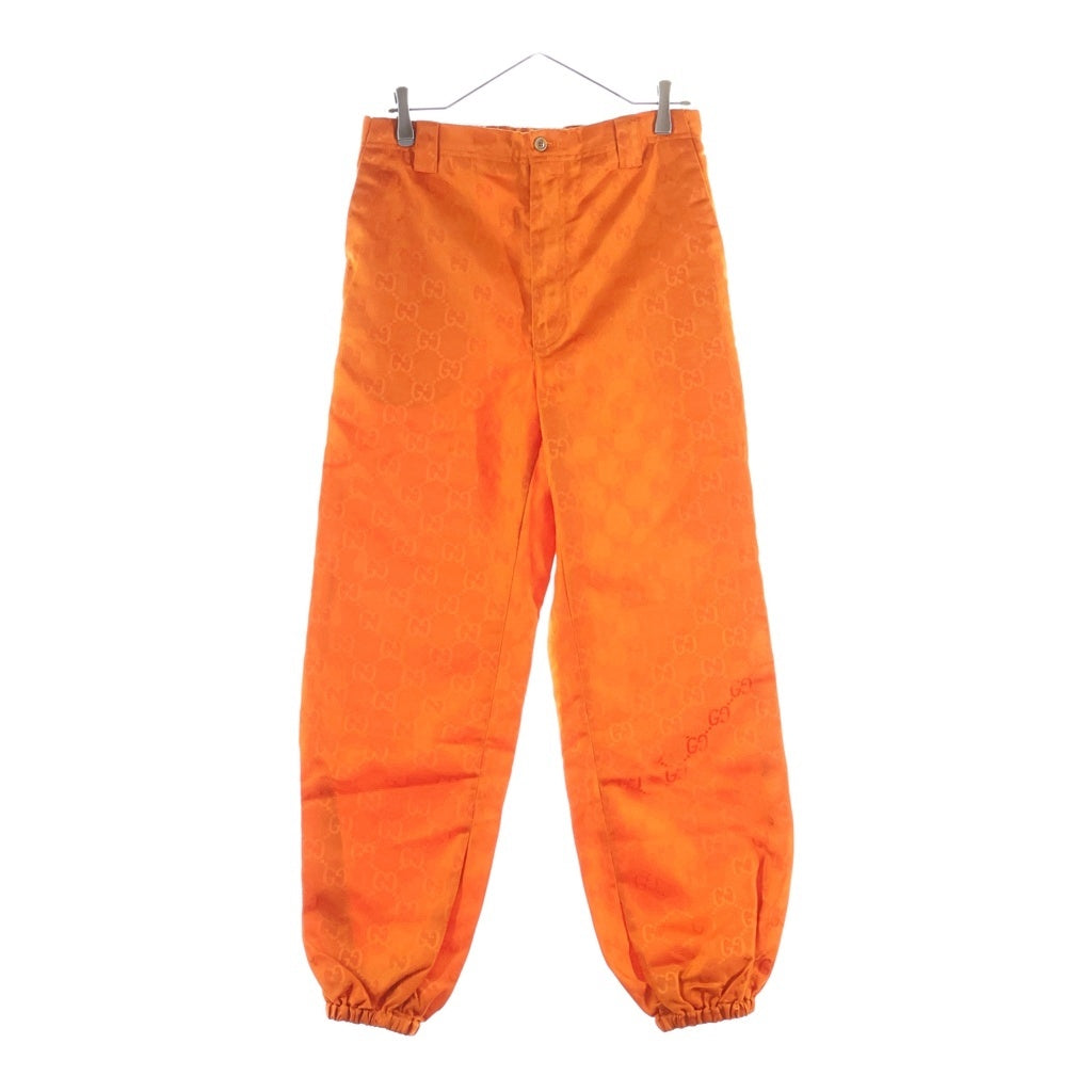 【送料無料】GUCCI オレンジ オープントゥミュール 36.5㎝ GUCCI(グッチ) OFF THE GRID SPORTS LONG PANTS オフザグリッド GG総柄
